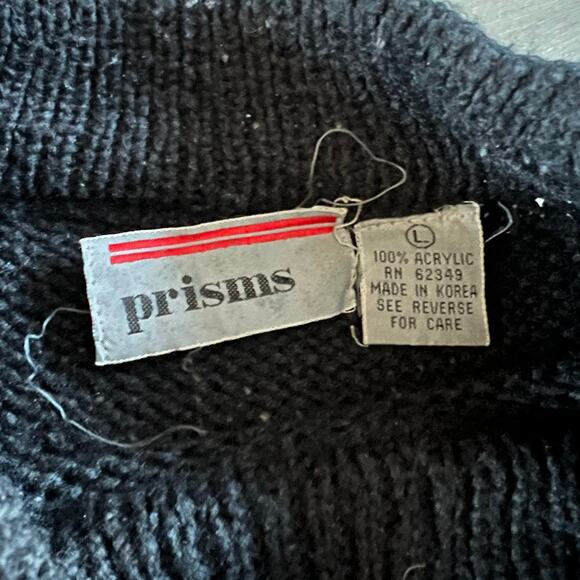 Prisms Flower Bouquet Sweater Sz L - Picture 5 of 5